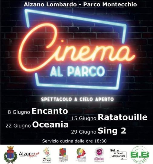 CINEMA AL PARCO…spettacolo a cielo&nbsp;aperto!